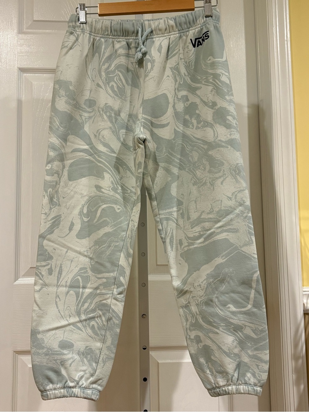 Vans Joggers Blue and Cream small